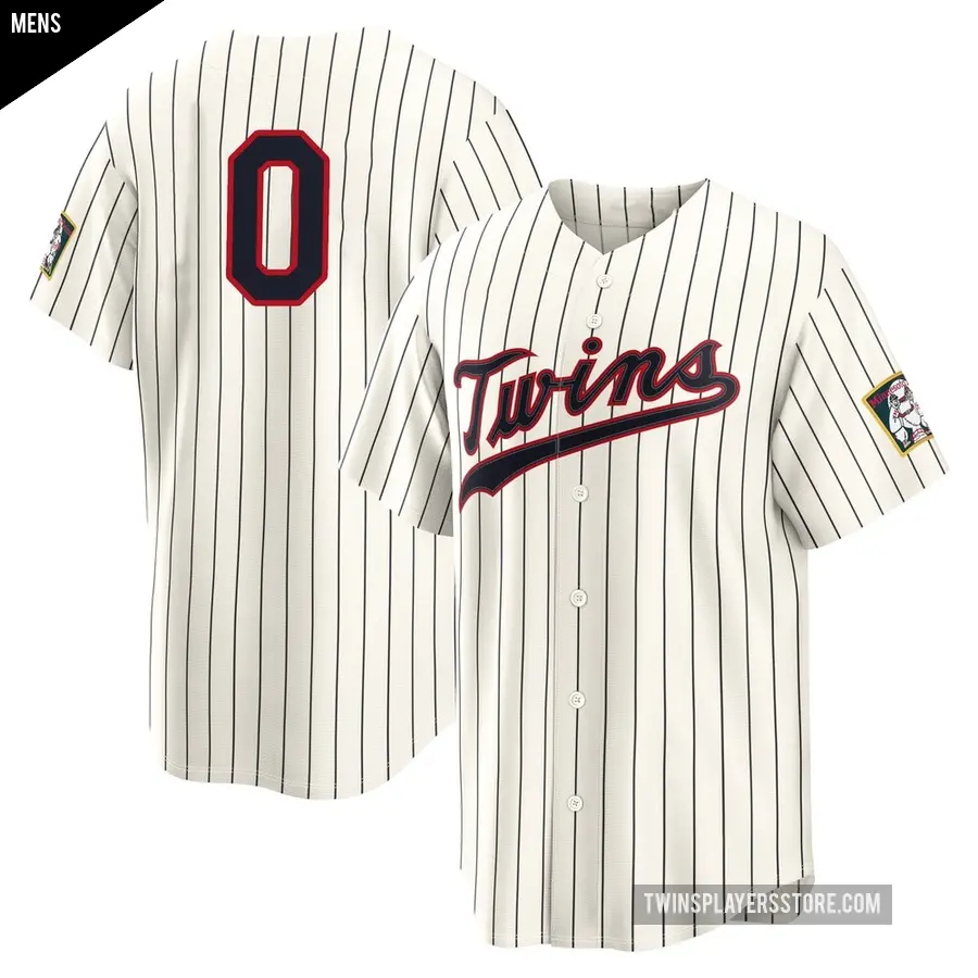 Men's Minnesota Twins ＃0 Brian Zeldin Limited Cream Stadium 2026 Field Of Dreams Jersey