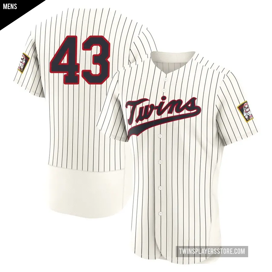 Men's Minnesota Twins ＃43 Anthony Banda Authentic Cream 2026 Field Of Dreams Jersey